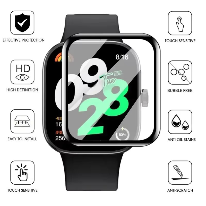 Xiaomi Redmi Watch 4 Displayschutz, HD-Folie, transparent - Bild 2