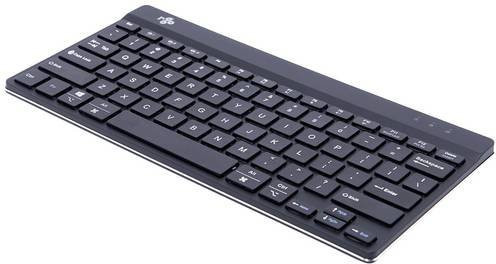 R-GO Tools Compact Break Bluetooth Tastatur US-International QWERTY Schwarz Ergonomisch - Bild 1