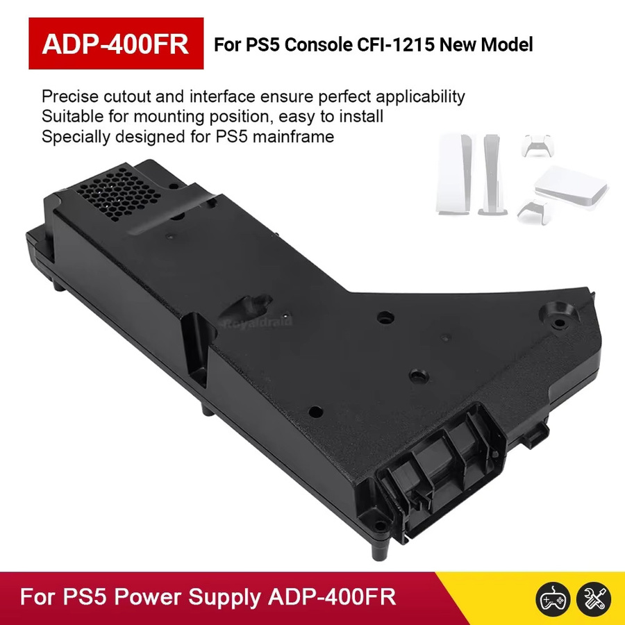 Hayoumon Power Adapter ADP-400FR für PlayStation 5 CFI-1215, Schwarz - Bild 1