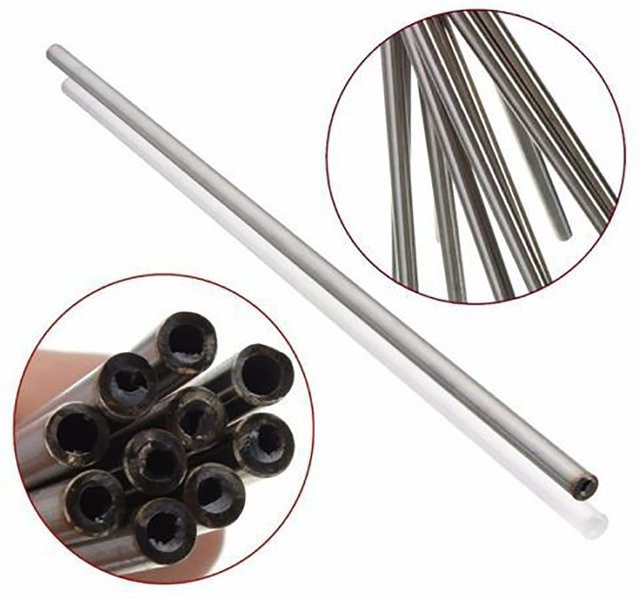 FNICEL Edelstahl Kapillarrohr nahtlos rund, Farbe: Silber, Außendurchmesser: 6 mm, Innendurchmesser: 4 mm, Länge: 25 cm - Bild 1