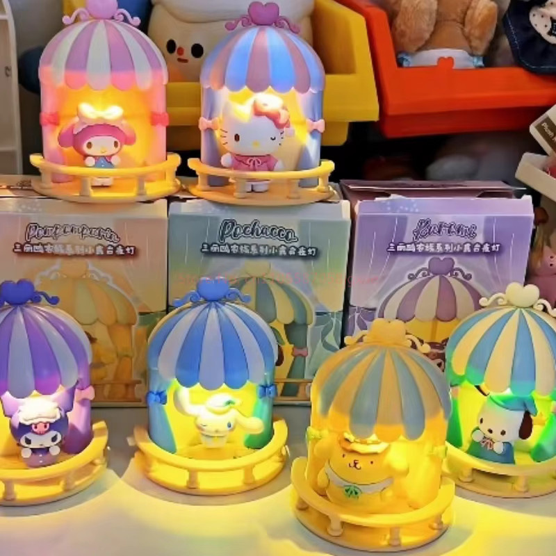 Sanrio Kleine Terrasse Serie Nachtlicht Blind Box, Kühlschrank Magnet Ornament - Bild 3
