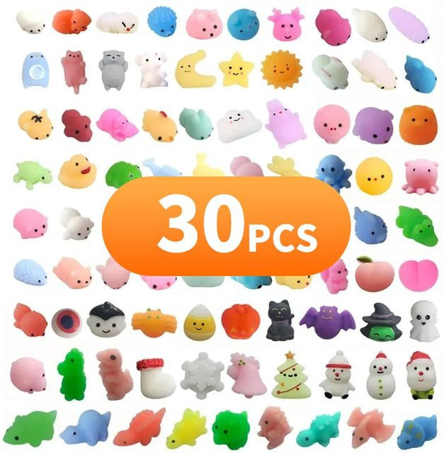 Ovly Kawaii Squishies Mochi Squeeze Spielzeug 30-teiliges Set - Bild 1