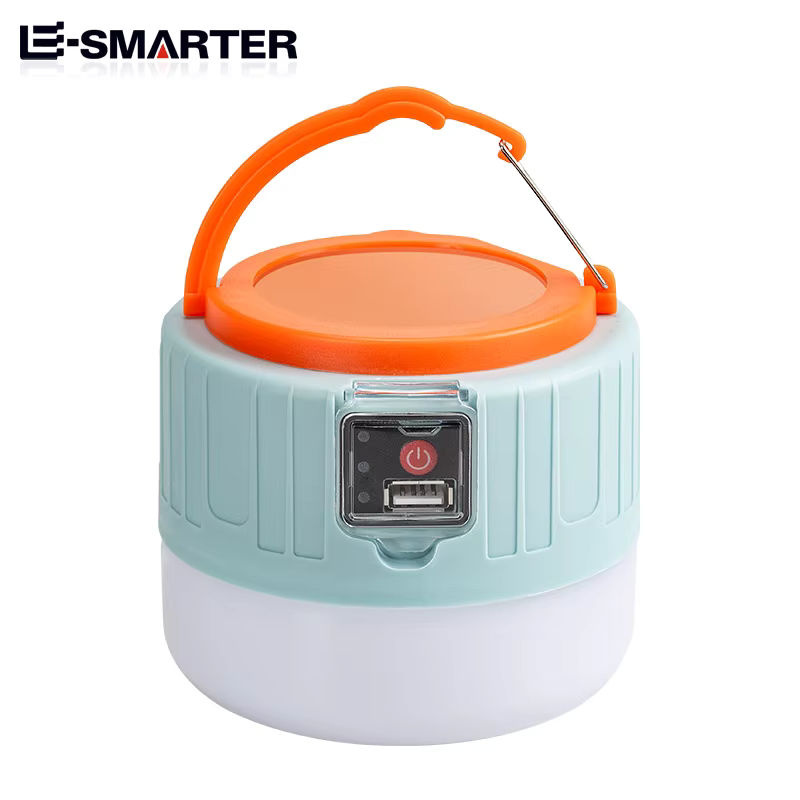 ESMARTER USB aufladbare LED Camping Lampe, tragbare weiße Outdoor Laterne für Zelt, Wandern und BBQ - Bild 2