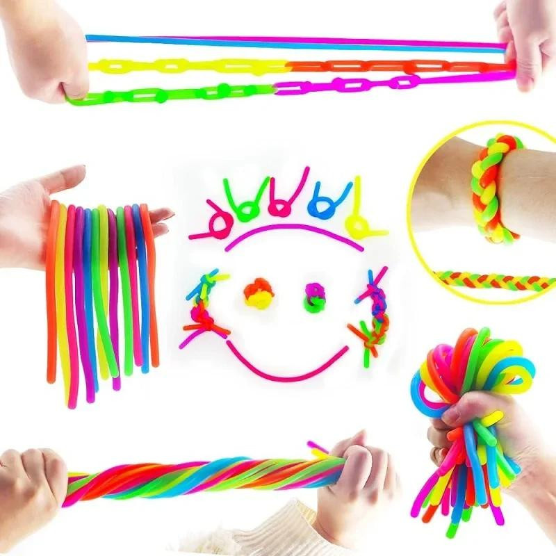 Yiran toy Nudelpackung Dehnbare Schnüre Fidget Spielzeug 20-teiliges Set - Bild 3