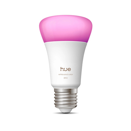 Philips Hue White & Color Ambiance A60 Smarte LED-Lampe E27 mit 810 lm und Dimmfunktion in Multicolour