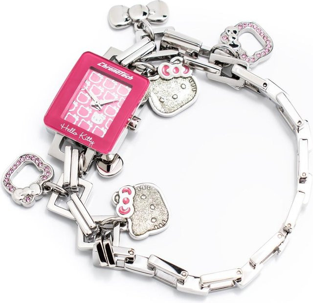 Chronotech Armbanduhr, Quarz, Edelstahl, rosa, Damen - Bild 1