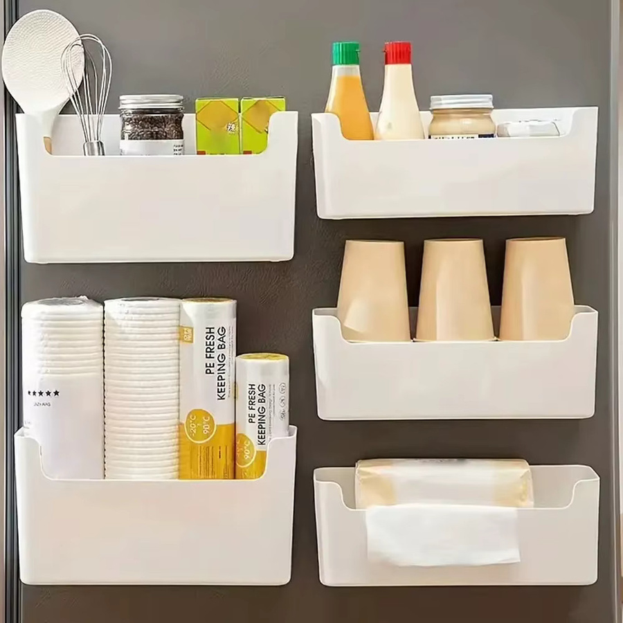 10er Set multifunktionale Aufbewahrungsboxen aus Kunststoff in Weiß für Schreibtisch und Unterwäsche - Bild 3