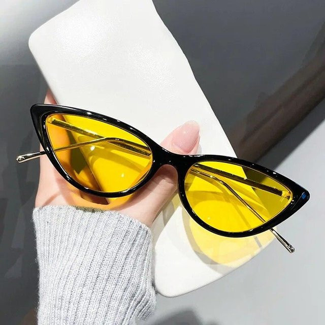 Dote Sonnenbrille Cat Eye, Vollrand, Kunststoff, Schwarz, Damen - Bild 1