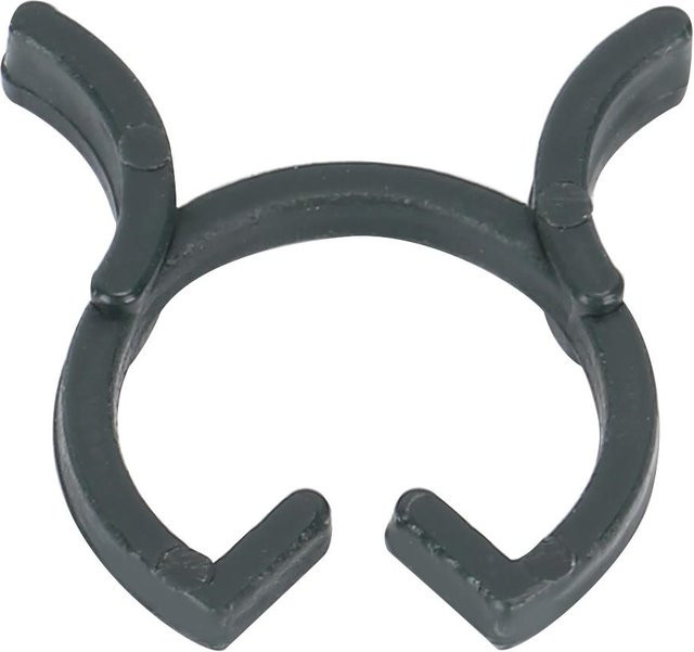 KaiSai Pflanzenclips in Schwarz, 200 Stück langlebige Stielhalter für Blumen und Ranken, Befestigungswerkzeug für den Garten mit 25 mm Durchmesser - Bild 1