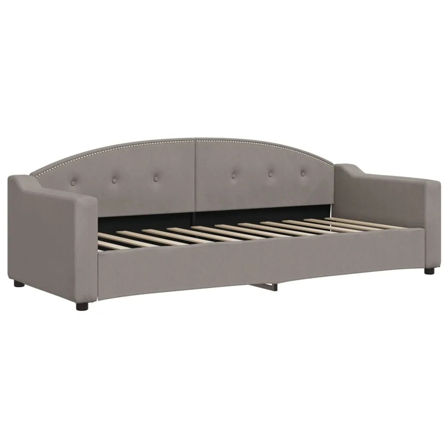 vidaXL Tagesbett in Taupe mit Stoffbezug, B/T/H: 200 x 80 x 75 cm - Bild 2