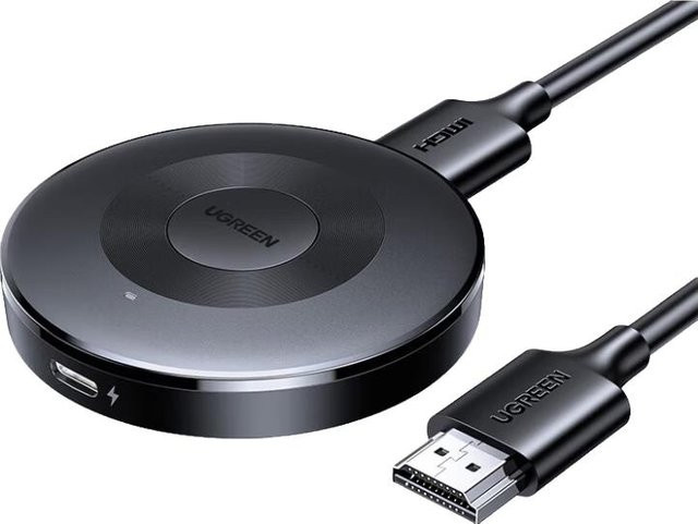 UGREEN 4K Drahtloser HDMI Display Adapter in Schwarz - Bild 1