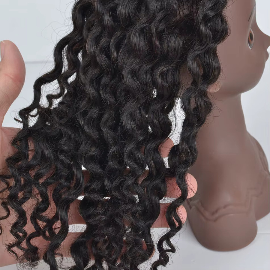 Betella Afro-Mannequin-Kopfmodell mit gewelltem Echthaar - Bild 4