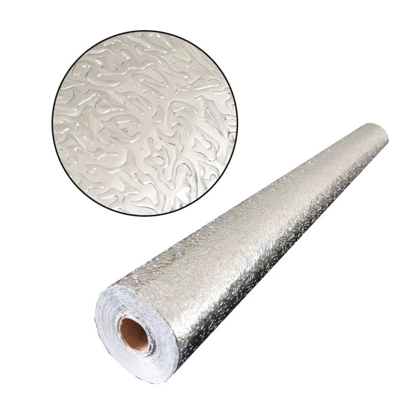 Selbstklebende Küchentapete von CTZSZZMM aus PVC in Silber, ölbeständig und wasserdicht - Bild 4