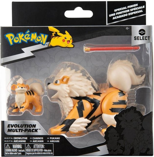 Jazwares Pokémon Select Evolution Growlithe/Arcanine, Set / Bundle, ab 4 Jahren - Bild 1