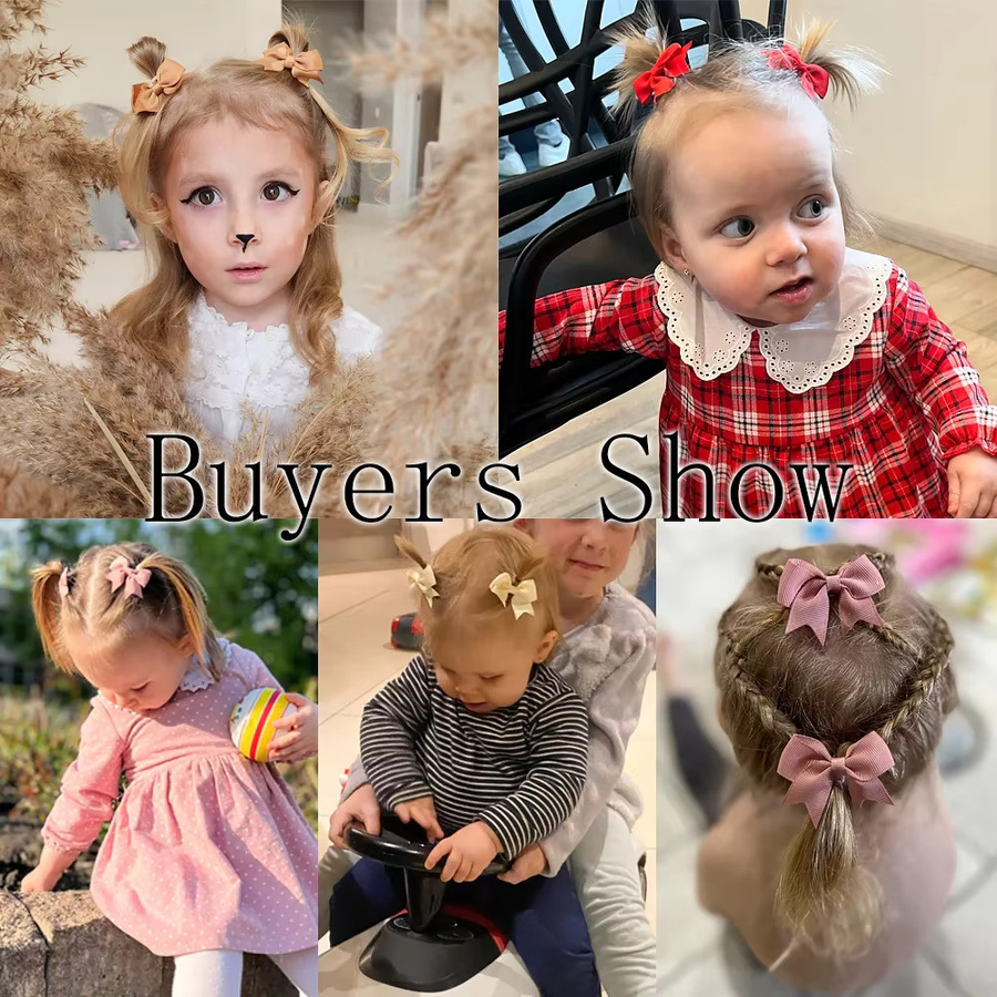 HAHAYL Haar Clips, Bowknot, Kinder - Bild 1