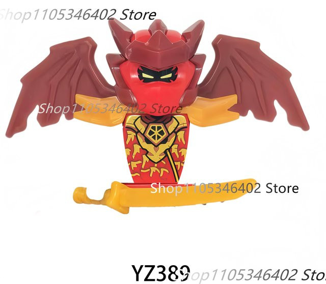 Dragons Mini Anime Cartoon Ninja Figuren Bausteine, Zubehör, ab 14 Jahren - Bild 1
