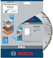 Bosch Diamanttrennscheibe Standard für Universal aus Beton, Farbe: Silber, Durchmesser: 230 mm, Bohrung: 22,23 mm - Bild 2