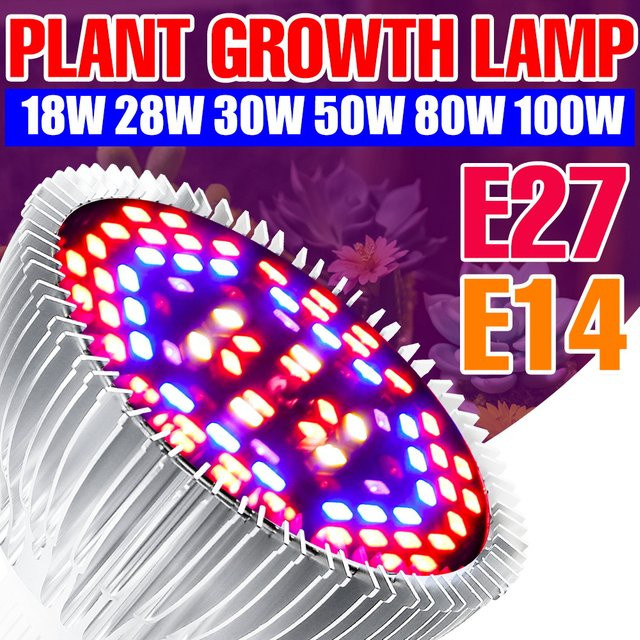 CanLing E27 LED Pflanzenlampe Vollspektrum Phytolampe für Indoor Anbau von Blumen, Sämlingen und Gemüse - Bild 1