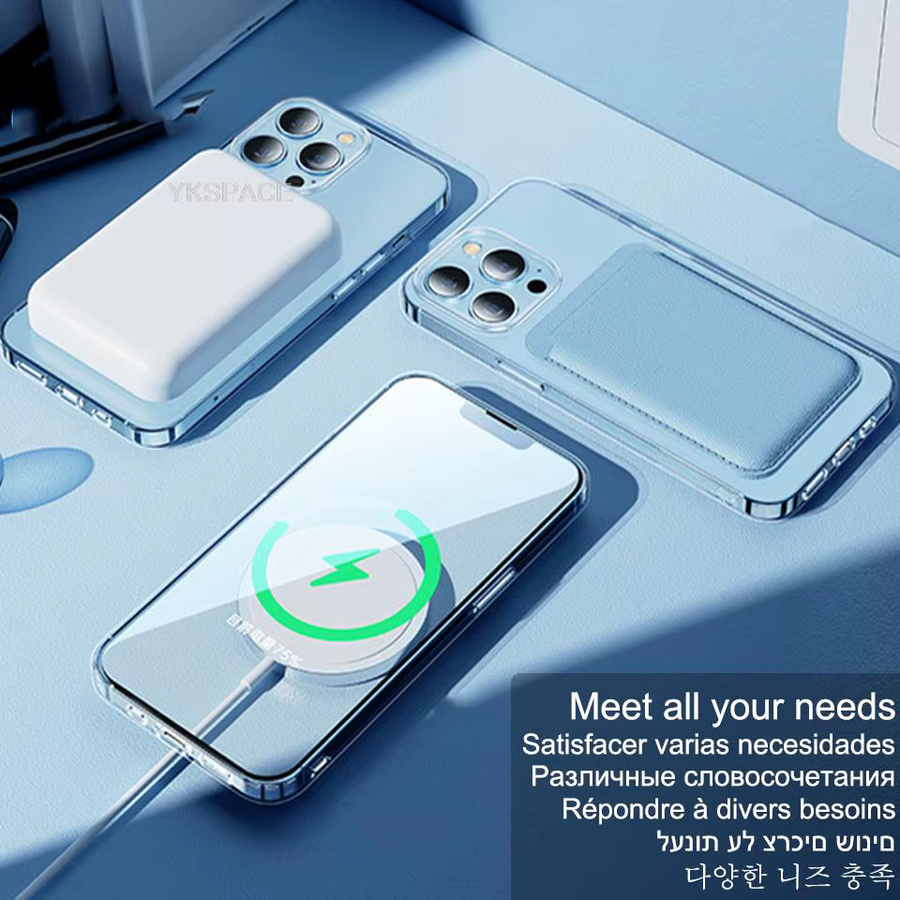 ZYXGUGU MagSafe Magnetic Clear Case für iPhone 11 bis iPhone 17 Pro Max, transparente stoßfeste Schutzhülle mit Wireless Charging Unterstützung - Bild 5