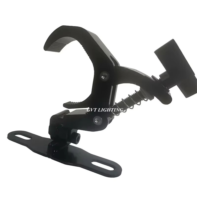 GVT 10er Set Faltbare Aluminium Traversenklemmen in Schwarz für Professionelle Bühnenbeleuchtung und Moving Heads - Bild 3