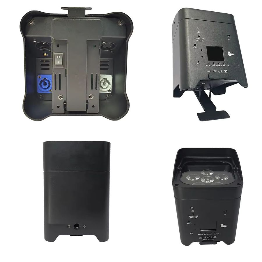 GOTSTAGE LED Par Licht 6 in 1 mit RGBAW + UV und drahtloser Fernbedienung, 6x18W, batteriebetrieben für Bühne, Disco und KTV - Bild 5