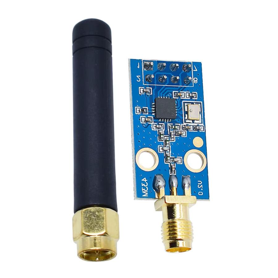 diymore CC1101 Drahtloses Datenübertragungs- und Transceiver-Modul mit SMA-Antenne, 433MHz, 07VDD-3,6VDC - Bild 2