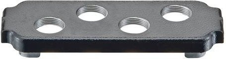 HARTING Montagedeckel 19400169802 in Schwarz - Bild 1
