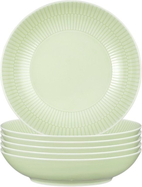 Seltmann Weiden Suppenteller Amina in Grün, 6er Set, Durchmesser: 21,2 cm - Bild 1