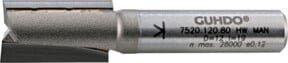 GUHDO HW-Nutfräser 101/8 aus Hartmetall in Silber - Bild 1