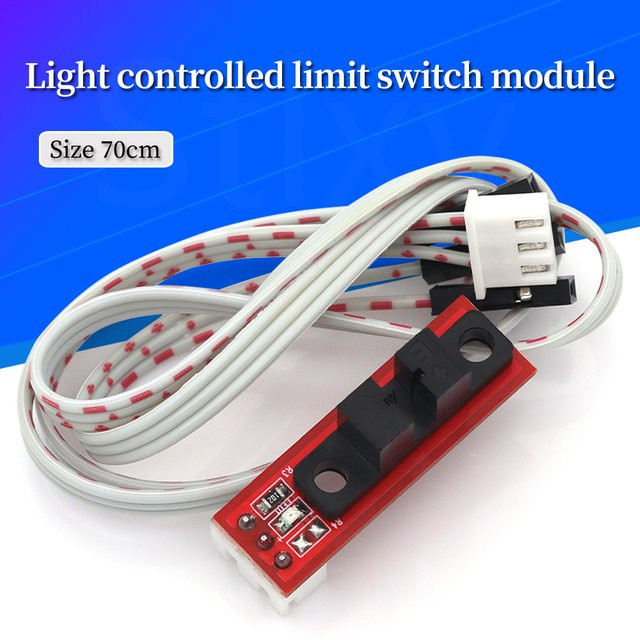Stlxy Optische Endstopp Licht Control Endschalter für RAMPS 1,4 3D Drucker mit 3 Pin Kabel in Rot - Bild 1