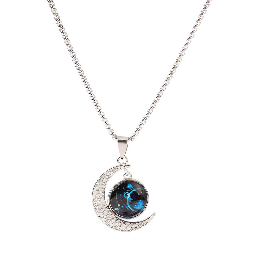 Anhänger-Halskette bobo cover, Perle, Silber, Unisex - Bild 2