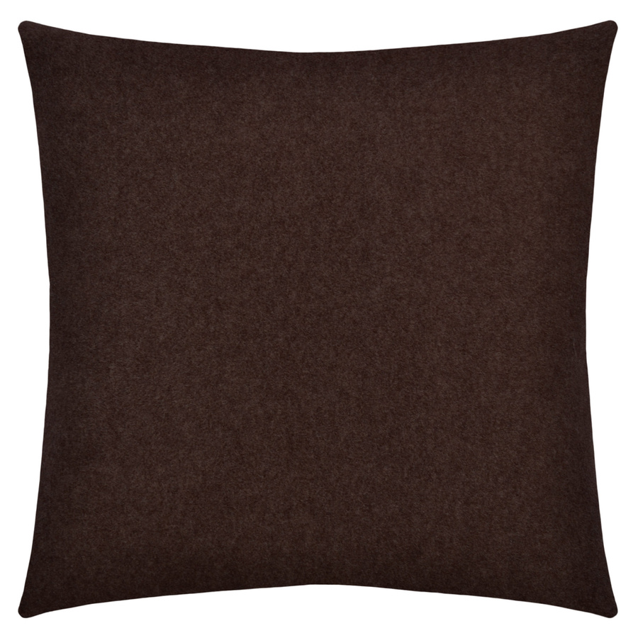 Zoeppritz Soft-Fleece Kissenhülle Braun, Quadratisch, B/T/H: 40 x 40 x 40 cm - Bild 1