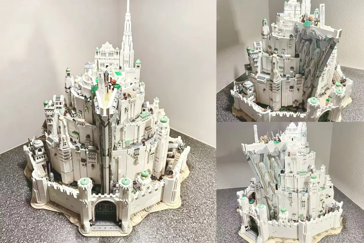 Potdemiel Film-Modell White Castle Deko-Ornament in Weiß für den Schreibtisch - Bild 3