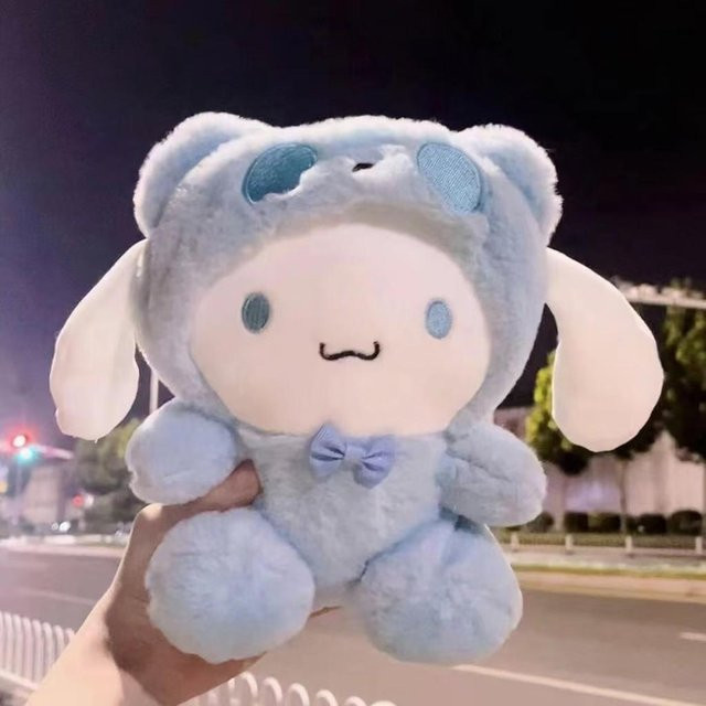 DewBloom Sanrio Cinnamoroll Plüschtier, Weiß, Blau - Bild 1