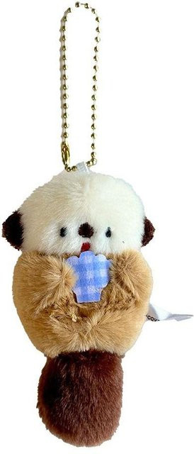 Schlüsselanhänger Otter-Puppe mit Muschel, beige, Unisex - Bild 1