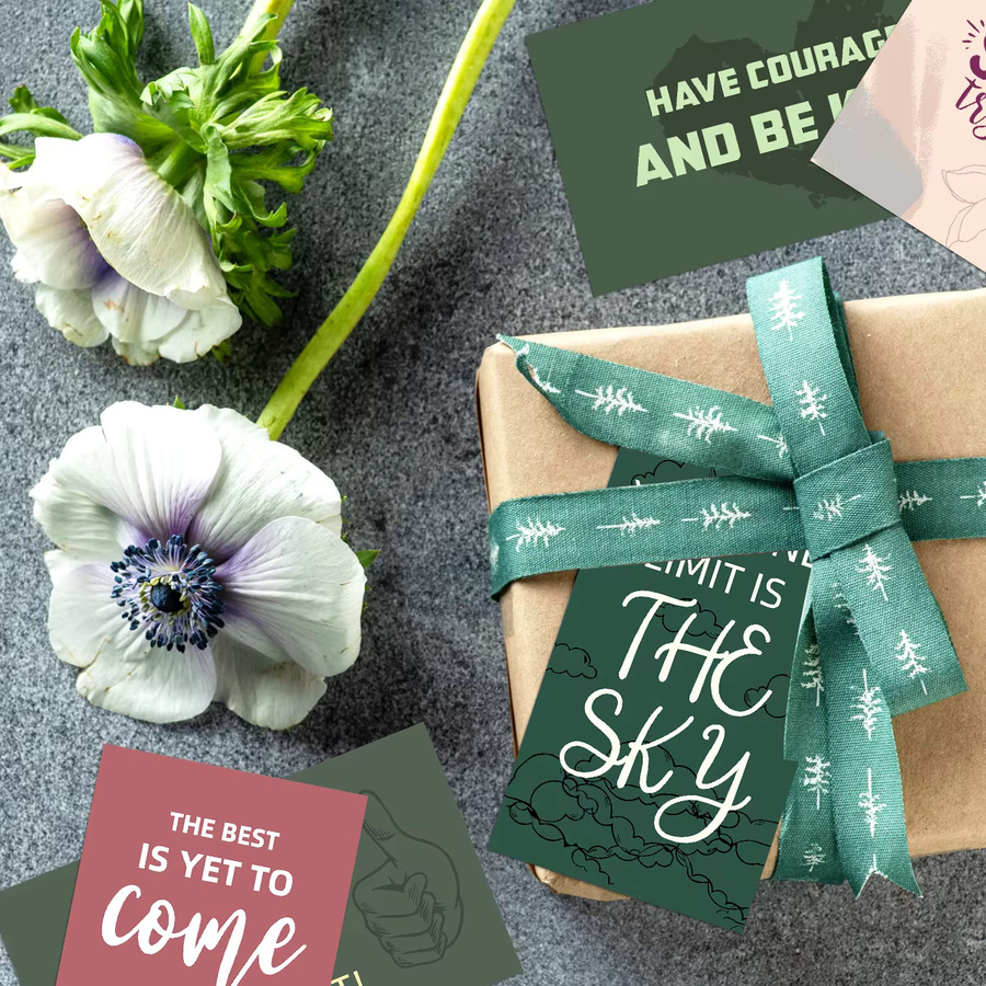 60 Stück Affirmationskarten in Multicolour für tägliche Motivation und Inspiration - Bild 6