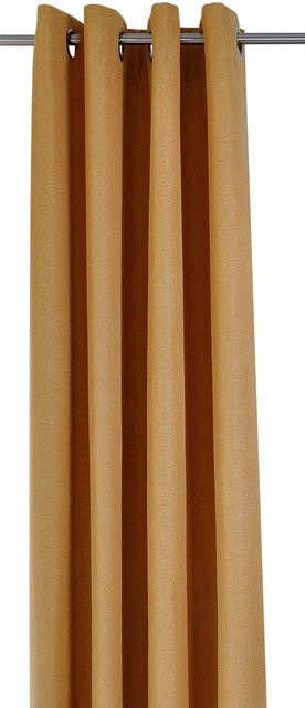 Heine Home Blackout Vorhang aus 100% Polyester mit Geräuschdämpfung in Gelb und Orange - Bild 1