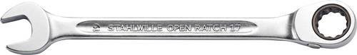 Stahlwille Ringratschenmaulschlüssel OPEN-RATCH silber, Schlüsselweite: 12 mm - Bild 1