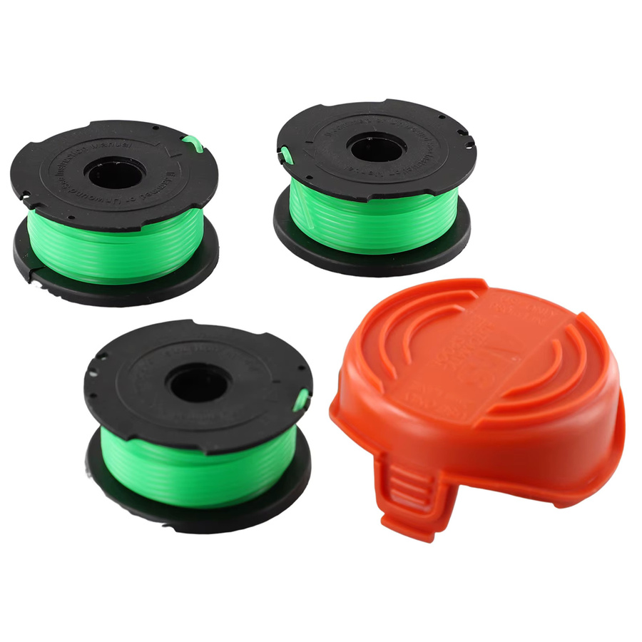Black+Decker Ersatzteil-Set mit Spulenkappe und 3 Spulen Trimmer Spulenfaden für GL7033 GL8033 GL9035 - Bild 5