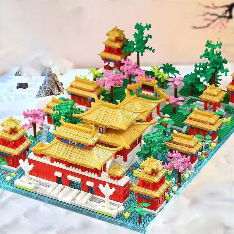 Yiran toy Verbotene Stadt Garten Bausteine Bausatz 1466 Teile - Bild 3