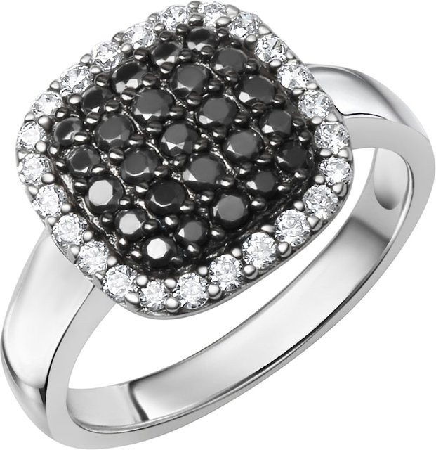 Zeeme Ring 925 Silber, Zirkonia, Damen - Bild 1