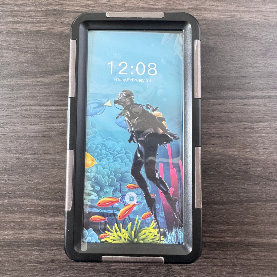 Shellbox Professional wasserdichte Hülle für Samsung 4. Generation, IP68 Standard, 15m Tauchschutz, Schwarz - Bild 3