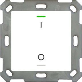 MDT technologies Taster Light 55 1-fach RGBW Taster mit weißem Push-Button BE-TAL55T1.B1 - Bild 1