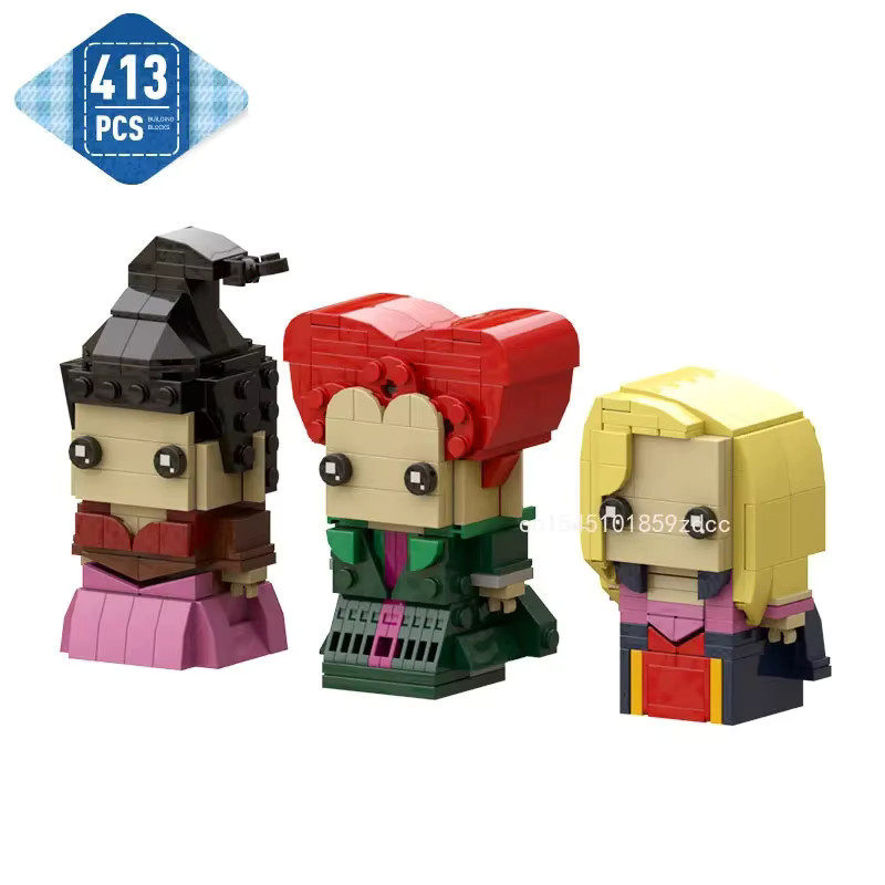 Garno Hocus Pocus Winifred Mary Sarah BrickHeadzs Bausteine - Bild 3