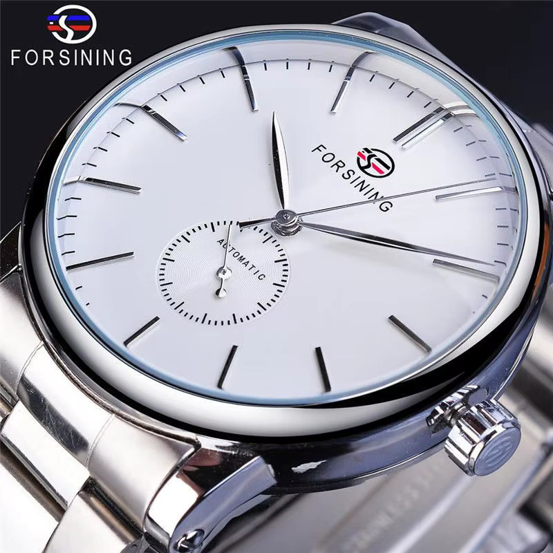 FORSINING Armbanduhr, Automatik, Edelstahl, Schwarz, Herren - Bild 2