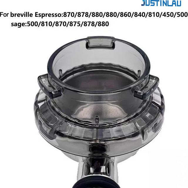 JUSTINLAU Kaffee-Dosierring 54 mm für Breville 8 Serie und Sage Siebträger Espresso-Zubehör Barista-Trichterwerkzeug - Bild 1