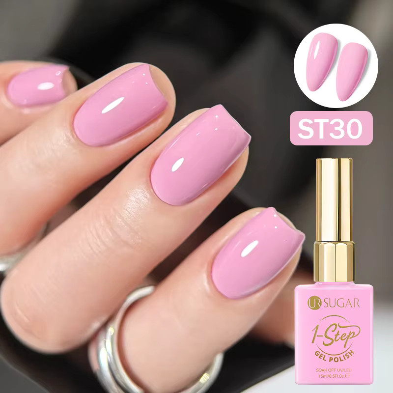 UR SUGAR Nagel-Gel-Lack Macaron-Serie, 15 ml, Rosa Lila Blau, Glänzend - Bild 4