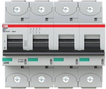 ABB S804C-B20 Leitungsschutzschalter 20A 400V grau - Bild 1