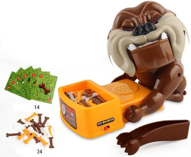 Linyi toy car Böser Hund Knochenkauen, Brettspiel, ab 5 Jahren - Bild 1