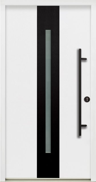 Splendoor Haustür ThermoSpace Prime Dublin Weiß mit Glaseinsatz, Anschlag Rechts, Höhe: 210 cm, Breite: 110 cm - Bild 1